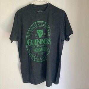 Guinness Men’s extra stout beer tee size large.  Official merchandise!